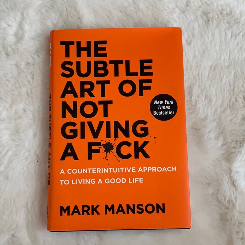 The subtle art of not giving a f*ck book